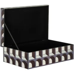 Richmond Interiors Juwelen box Vaya groot zwart