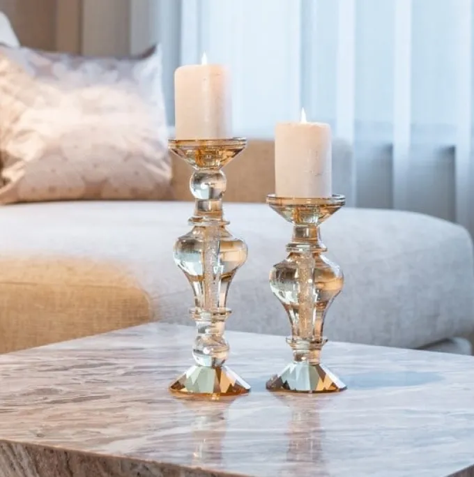 Richmond Interiors Kandelaar Dilan groot amber