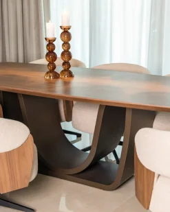 Richmond Interiors Kandelaar Jolita bruin groot