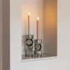 Richmond Interiors Kandelaar Jennyl klein grijs