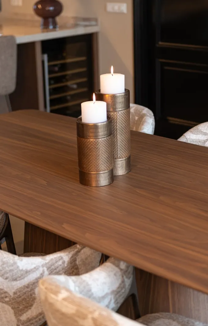Richmond Interiors Kandelaar Aya brushed goud klein