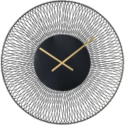 Richmond Interiors Klok Blunt zwart Ø 85 cm