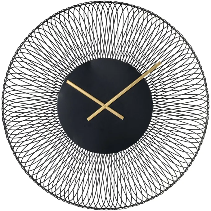 Richmond Interiors Klok Blunt zwart Ø 85 cm