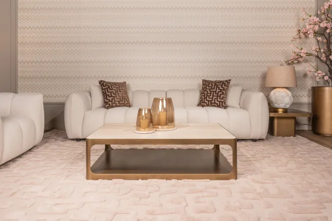 Richmond Interiors Kussen Ivy bruin labyrinth