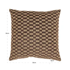 Richmond Interiors Kussen Remi bruin rectilinear