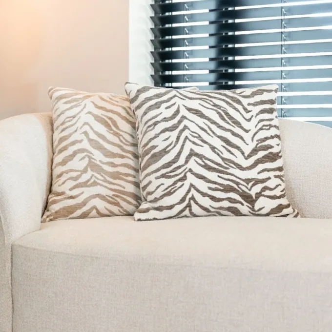 Richmond Interiors Kussen Tara taupe tijger