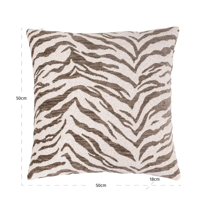 Richmond Interiors Kussen Tara taupe tijger