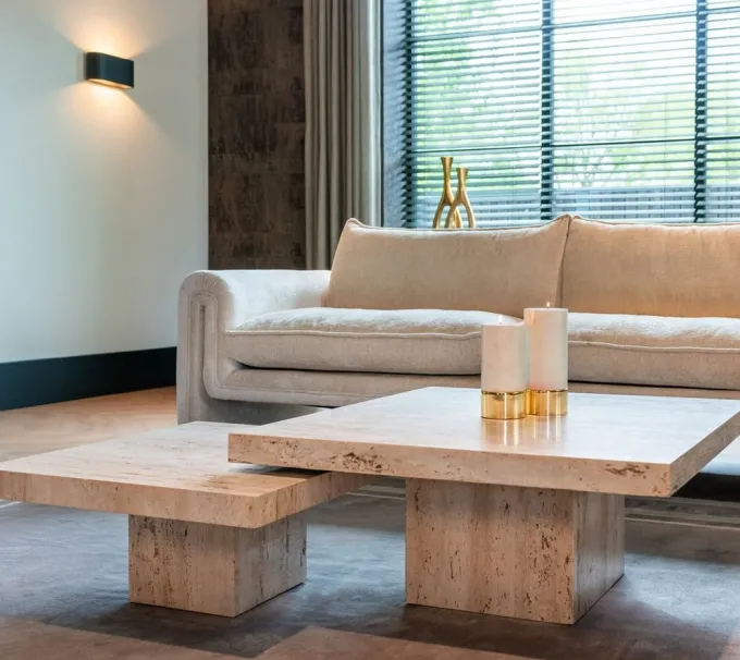 Richmond Interiors La Cantera vierkante salontafel set van 2