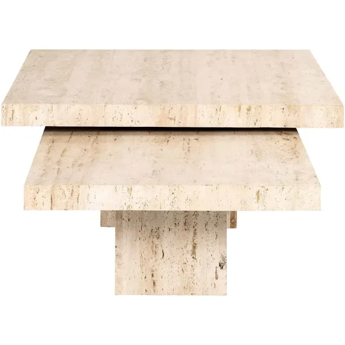 Richmond Interiors La Cantera vierkante salontafel set van 2