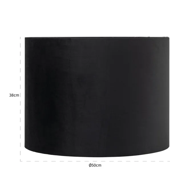 Richmond Interiors Lampenkap Jaylinn black 50Ø