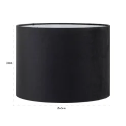 Richmond Interiors Lampenkap Jaylinn black 40Ø