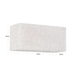 Richmond Interiors Lampenkap Marly lovely cream rectangle large