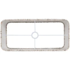 Richmond Interiors Lampenkap Filou cream coco rectangle large