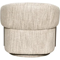 Richmond Interiors Lounge stoel Marina naturel softweave draaistoel