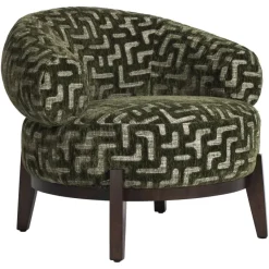 Richmond Interiors Lounge stoel Montana moss labyrinth