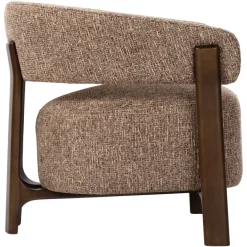 Richmond Interiors Lounge stoel Dalara brown tweed
