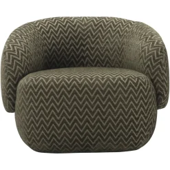 Richmond Interiors Lounge stoel Milano mos chevron