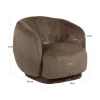 Richmond Interiors Lounge stoel Negreslo bruin fluffy