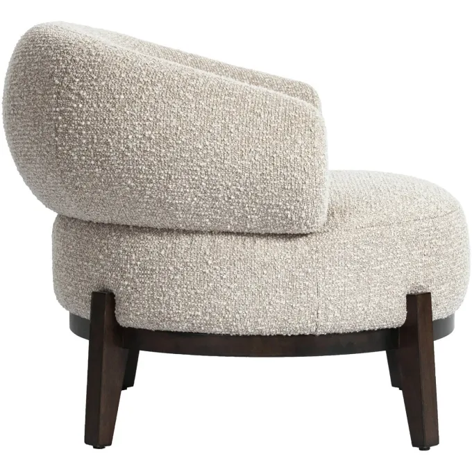 Richmond Interiors Lounge stoel Montana naturel chunky fire retardant