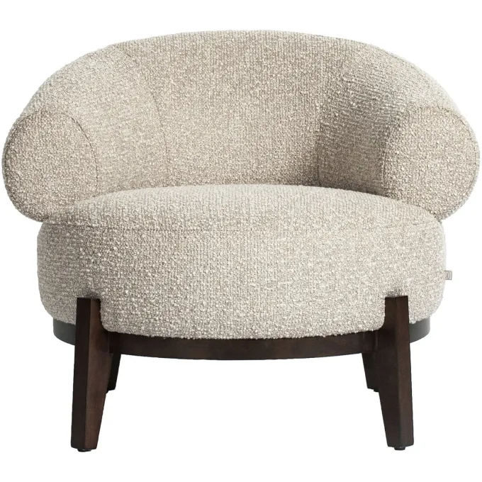 Richmond Interiors Lounge stoel Montana naturel chunky fire retardant