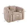 Richmond Interiors Lounge stoel Luxandra stripes zand