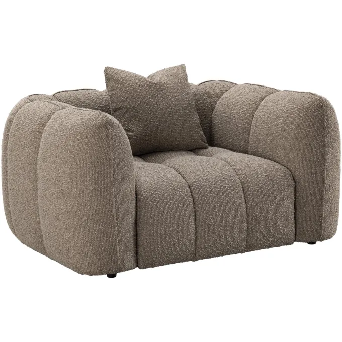 Richmond Interiors Lounge stoel Hogan mocca chunky