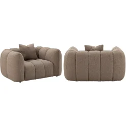 Richmond Interiors Lounge stoel Hogan mocca chunky