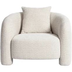 Richmond Interiors Lounge stoel Tuscany beige blockweave