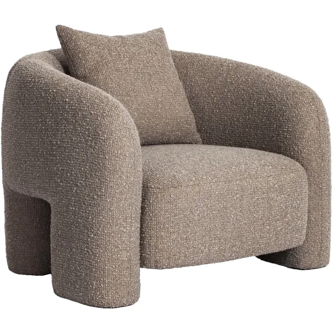 Richmond Interiors Lounge stoel Tuscany mocca chunky