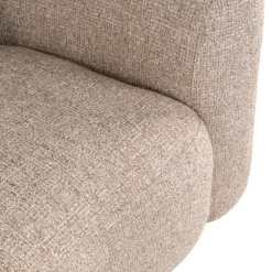 Richmond Interiors Lounge stoel Luxandra zand tweed fire retardant