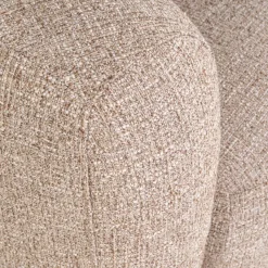 Richmond Interiors Lounge stoel Luxandra zand tweed fire retardant
