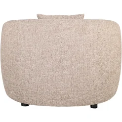 Richmond Interiors Lounge stoel Luxandra zand tweed fire retardant