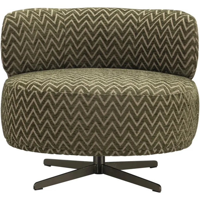 Richmond Interiors Lounge stoel Lauren mos chevron