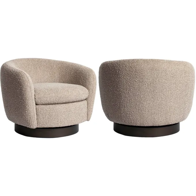 Richmond Interiors Lounge stoel Colmar naturel chunky