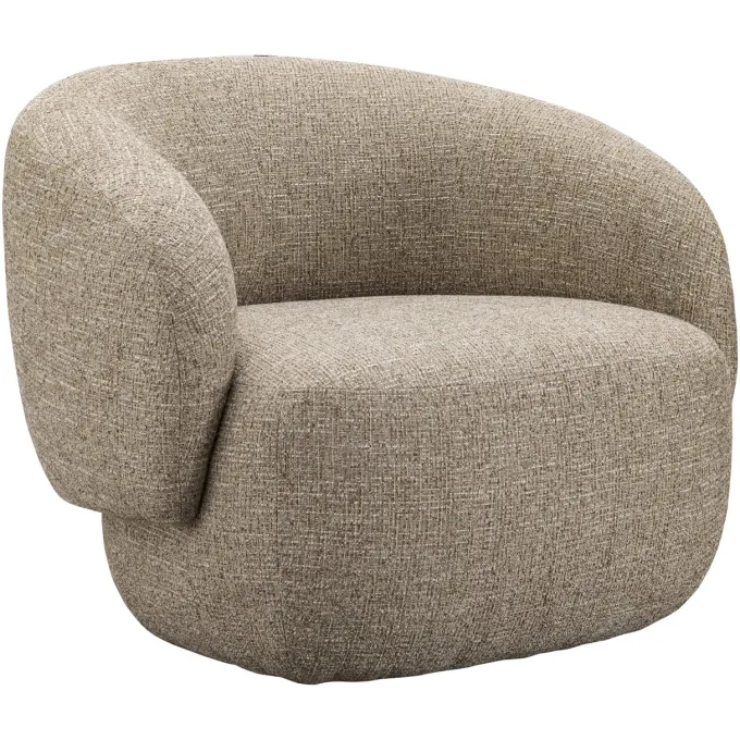 Richmond Interiors Lounge stoel Milano zand tweed