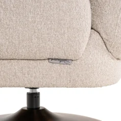 Richmond Interiors Lounge stoel Kagney biscotti swivel