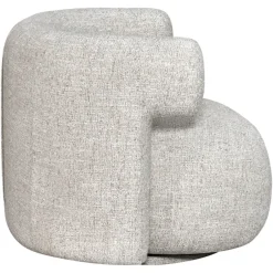 Richmond Interiors Lounge stoel Talley creme tweed draaistoel