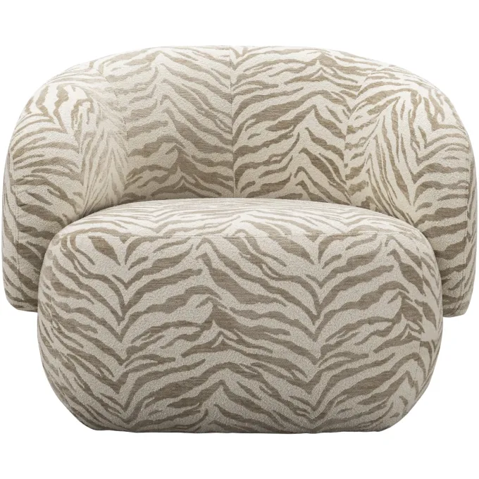 Richmond Interiors Lounge stoel Milano beige tiger