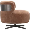 Richmond Interiors Lounge stoel Lauren be recht mocha mousse