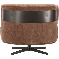 Richmond Interiors Lounge stoel Lauren be recht mocha mousse