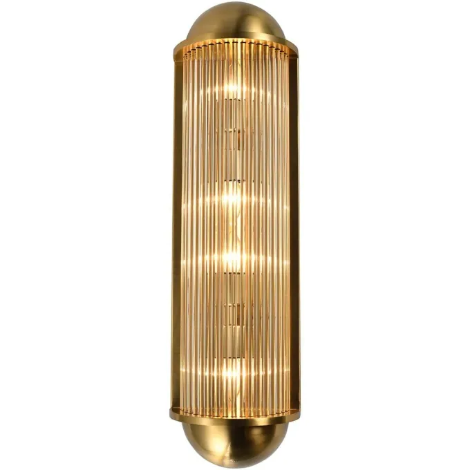 Richmond Interiors Muurlamp Leeza geborsteld Goud