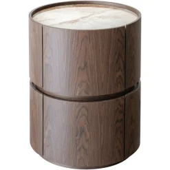 Richmond Interiors Nachtkastje Ellery bruin 2 lades