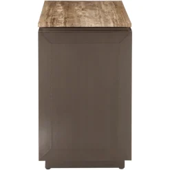 Richmond Interiors Nachtkastje Russo brown 3-drawers