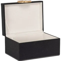 Richmond Interiors Opbergbox Amal groot zwart / goud