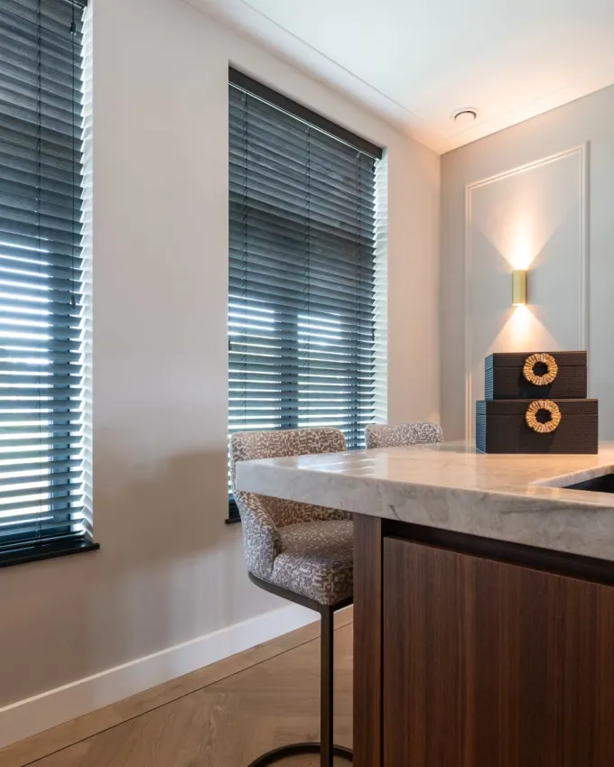 Richmond Interiors Opbergbox Amal groot zwart / goud