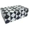 Richmond Interiors Opbergbox Silas groot zwaty / wit