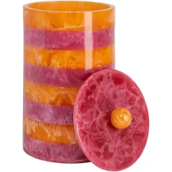 Richmond Interiors Opbergdoos Lilybelle roze/orange – klein