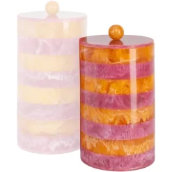 Richmond Interiors Opbergdoos Lilybelle roze/orange – klein
