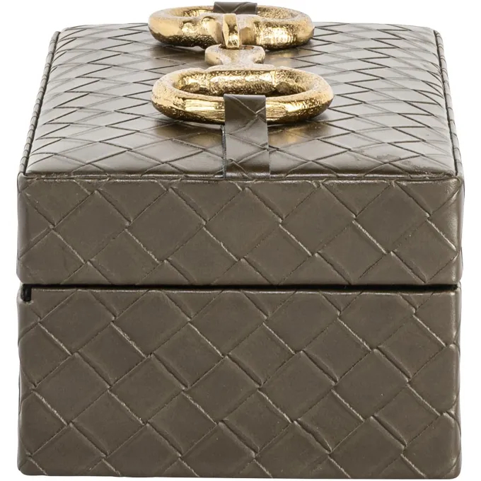 Richmond Interiors Opbergdoos Blade olive klein