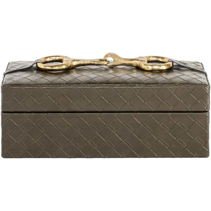 Richmond Interiors Opbergdoos Blade olive klein